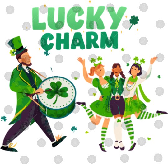 Lucky Charm Unisex Lightweight Crewneck Digital Files