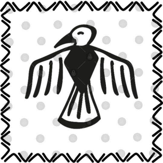 AZTEC BIRD funny free bird design Digital Files