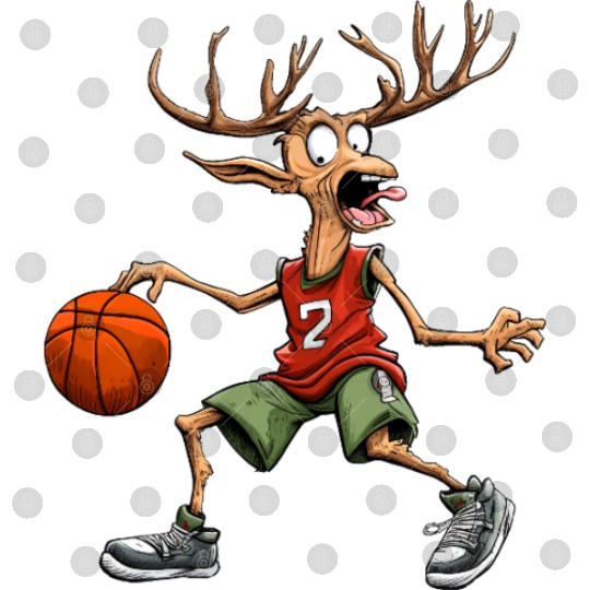 Basketball player deer Digital Files