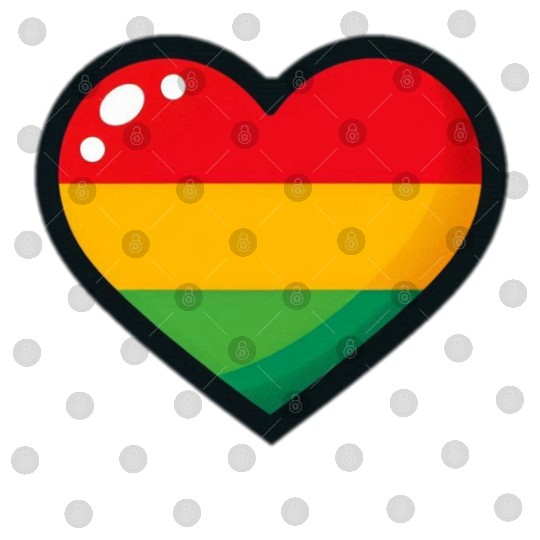 A heart with one red one yellow Digital Files