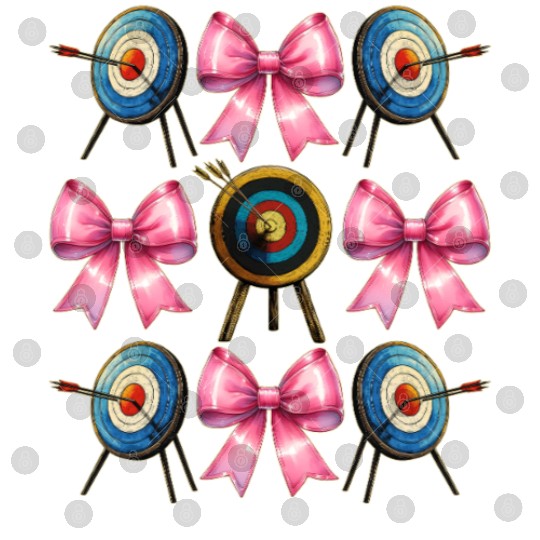 Coquette Bow Archery Archer Bow and Arrow Digital Files