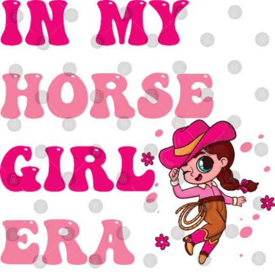 In My Horse Girl Era – Cute Equestrian Aesthetic Digital Files