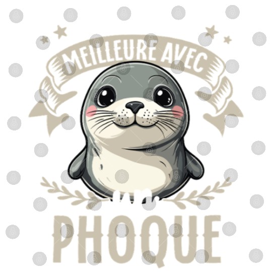 La Vie Est Meilleure Avec Un Phoque - Sweet Seal Digital Files