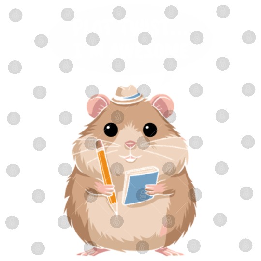Hamster Writer Author Plot Twist I'm Awesome Digital Files