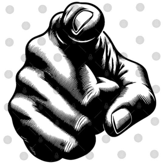 Motivational Design Index Finger Hand Gesture Digital Files