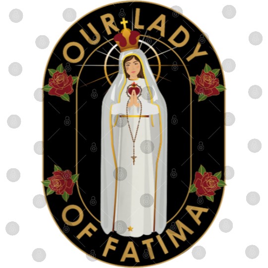 Our Lady of Fatima Rosary Prayer Holy Blessed Mary Digital Files