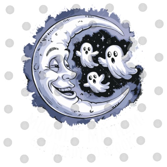 Moonlit Mayhem Ghostly Spook Under the Mondlight Digital Files
