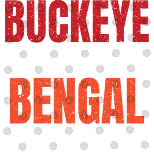 Buckey on Saturday Bengal on Sunday Artwork Digital Files
