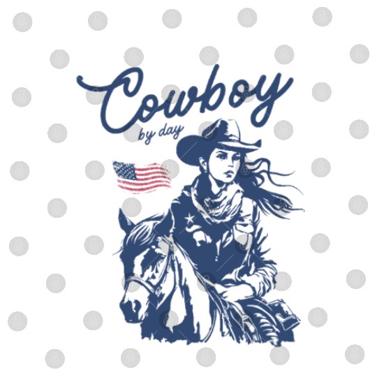 Cowboy by Day - Western Horse Rider Design Digital Files