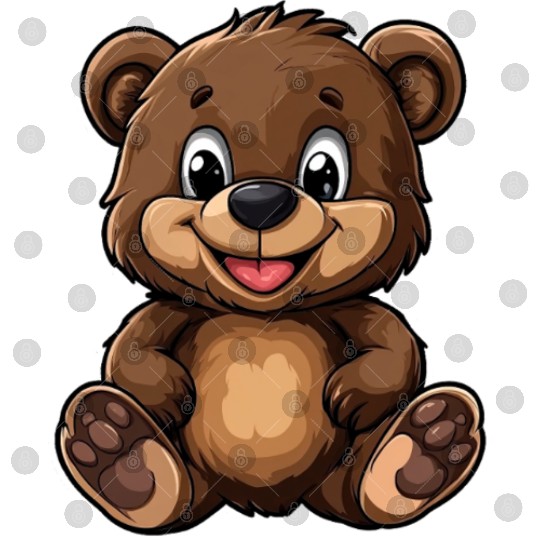 Little brown bear Digital Files