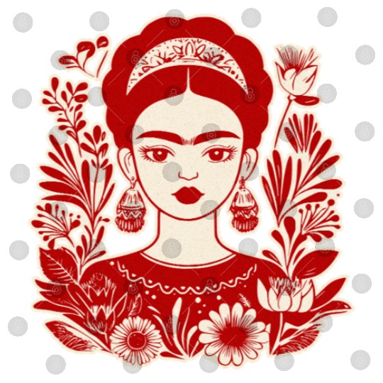 Frida Kahlo Illustration Feminist Art Digital Files