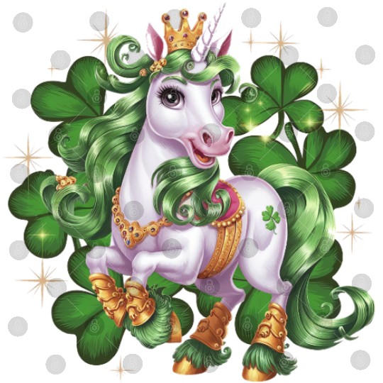 St. Patrick's Day Unicorn Funny Lucky Unicorn Digital Files