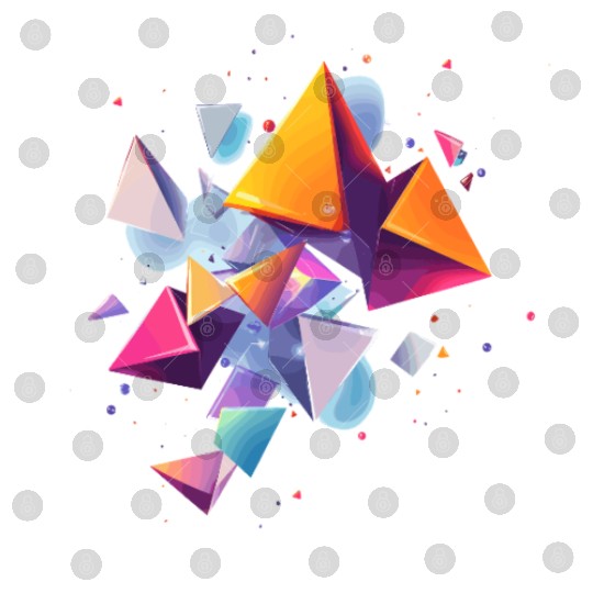 Creative colorful shapes Digital Files