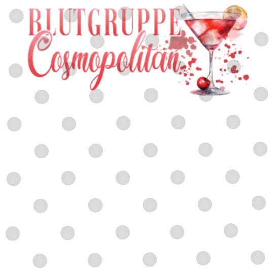 Cocktail Bartender Blutgruppe Cosmopolitan Digital Files