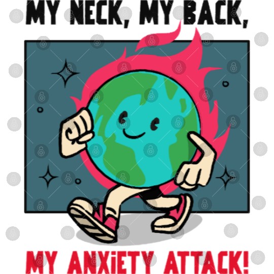 My Neck My Back My Anxiety Attack Digital Files