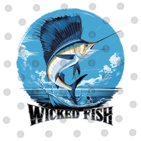 Wicked Fish Sailfish Adventure Ocean Breeze Digital Files
