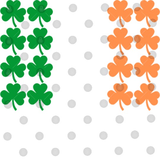Ireland Shamrock Flag Digital Files