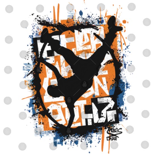 Vintage Hip Hop Rapper-Inspired Urban Art Digital Files