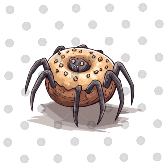 Donut Spider Funny Creative Motif Digital Files
