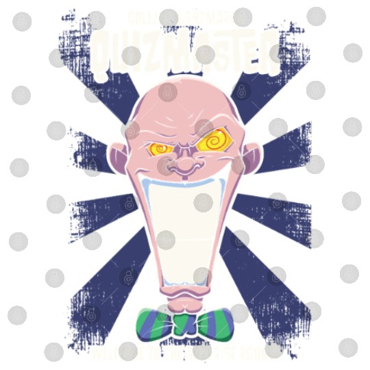 Quizmaster Funny Cartoon College Digital Files