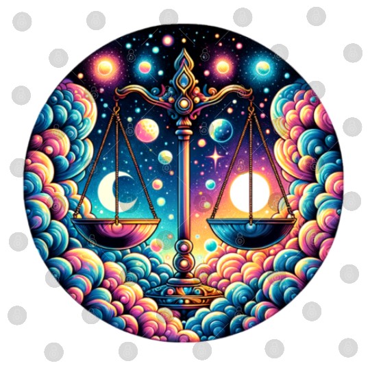 Libra - Celestial Scales of Balance Digital Files