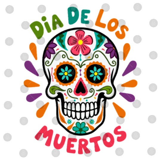 Mexico Día de los Muertos Skull Digital Files