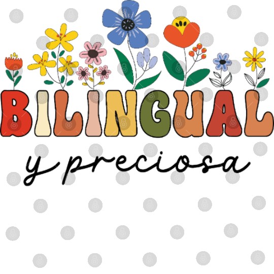 Bilingual Spanish Teacher Bilingual y preciosa Digital Files