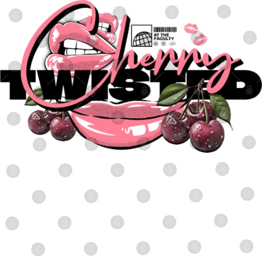 TWISTED CHERRY - Lips Logo (light pink/black) Digital Files