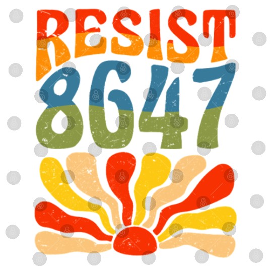 Retro Resistance Sunrise Digital Files