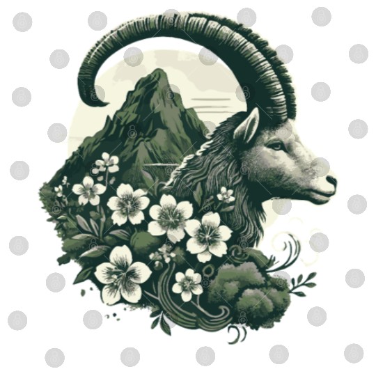 Capricorn Zodiac Sign - Mountain Goat Astrology Digital Files
