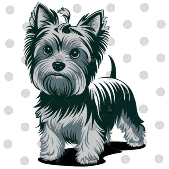 Adorable Yorkshire Terrier Art for Dog Lovers Digital Files
