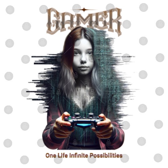 Gamer One life infinite possibilities Digital Files