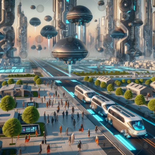 Futuristic Cities & Vehicles Digital Files