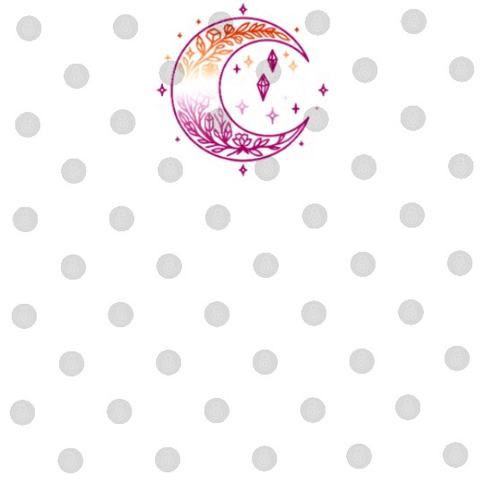 Lesbian Heartbeat Celestial Moon Pride Aesthetic Digital Files