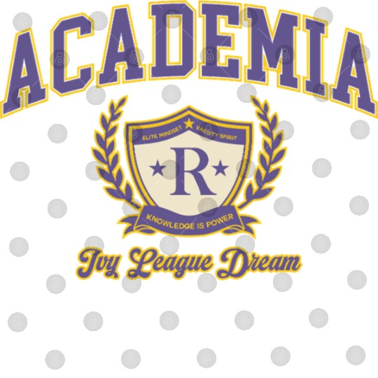 Academia Aesthetic College Logo - Vintage Universi Digital Files