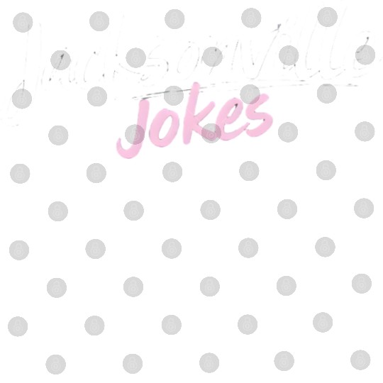 Jacksonville Jokes Brushstroke Text Design in Pink Digital Files