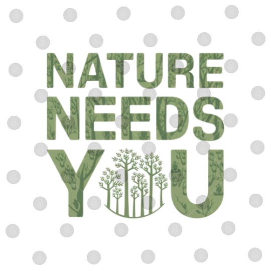 Nature Needs You Earth Day Digital Files
