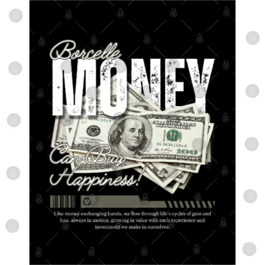 White and Grey Vintage Money Streetwear Digital Files