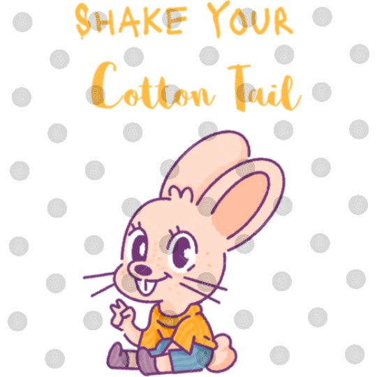 Dancing Bunny | Shake Your Cotton Tail | Unisex | Digital Files
