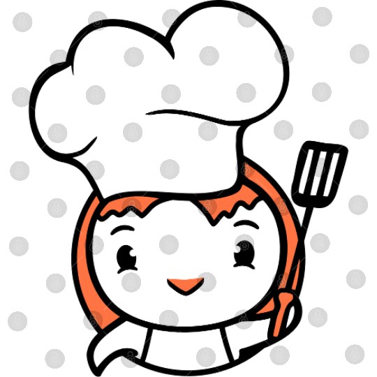 Bird Chef Cap Duck Delicious Hungry Eat Sweet Cute Digital Files