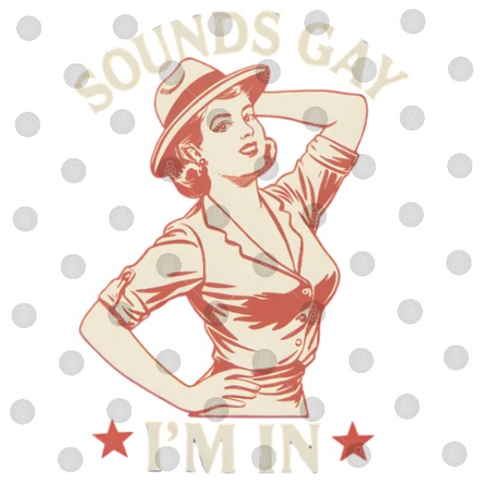 Sounds Gay I'm In Lesbian Cowgirl Howdy LGBTQ Digital Files