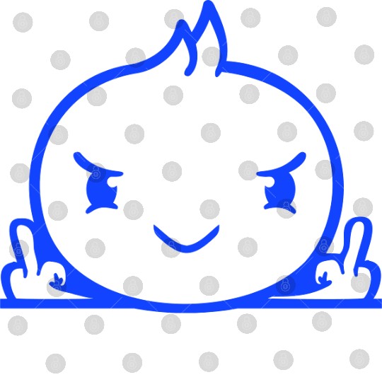 Bird Evil Middle Finger Show Bad Boy Behind Fence Digital Files