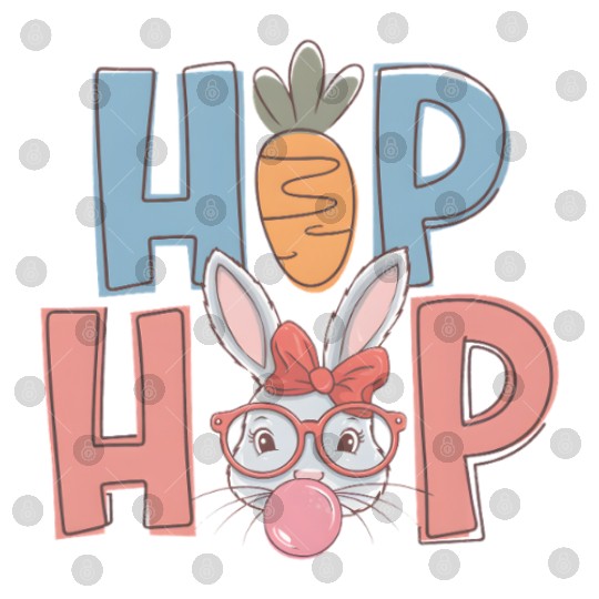Hip Hop Bunny Digital Files