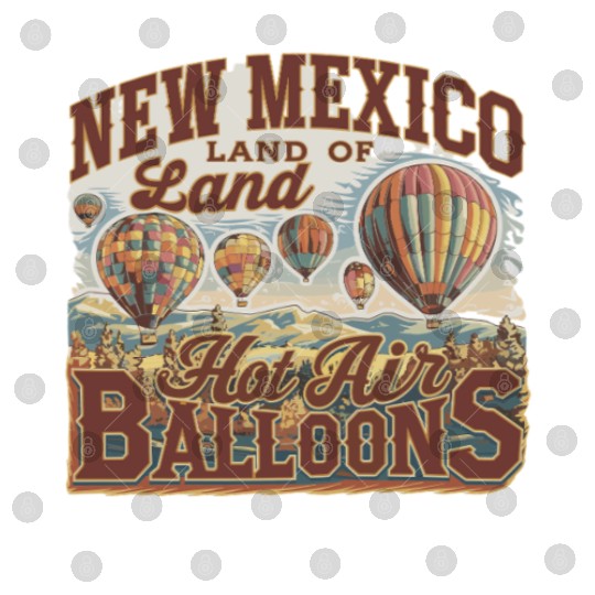 New Mexico Land of Hot Air Balloons Adventure Digital Files