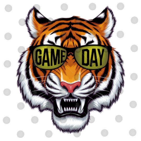 Tiger Jungle Game Day Tiger Lover Jungle Spor Digital Files