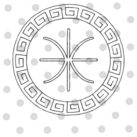 Delphic Epsilon Symbol | Ancient Greek Emblem Digital Files