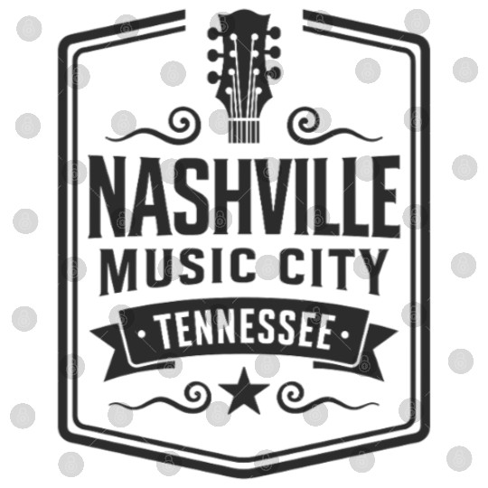 Nashville Music City Guitar Tennessee Digital Files