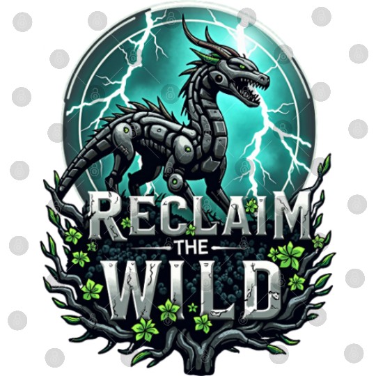 Reclaim The Wild Dragon Fantasy Art Digital Files