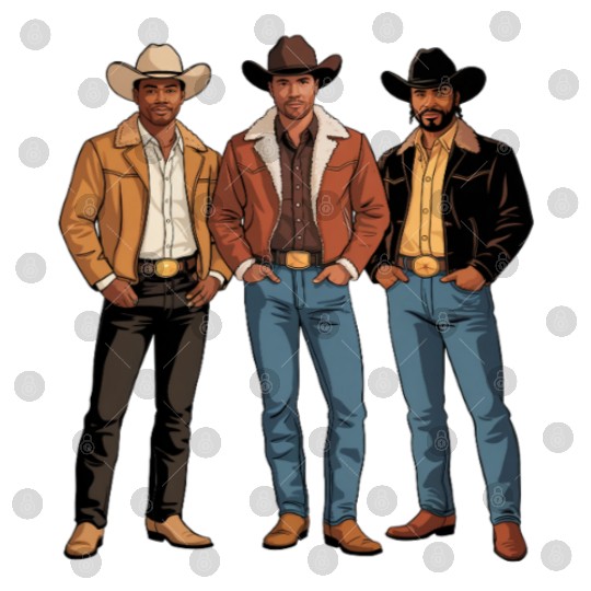 Cowboy Black African American Rodeo Digital Files