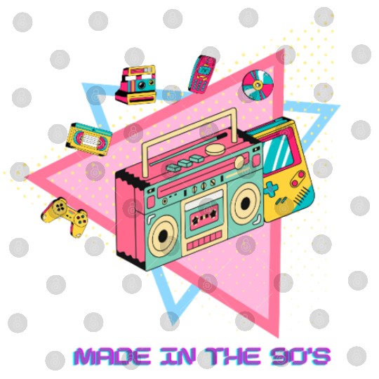 Made in the 90s – Retro Vibes Throwback Design Digital Files